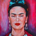 Frida Kahlo acrilico