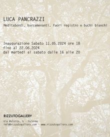 Luca pancrazzi - meditabondi, barcamenanti, fuori registro e buchi bianchi