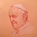 Studio per un ritratto di Papa Francesco