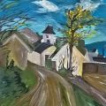 La casa del dottor Gachet ad Auvers (da Cézanne)