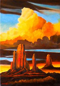 Monument Valley tramonto