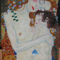 Gustav Klimt, le tre età della donna (madre e figlia)_2011