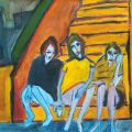 Tre ragazze sulla strada