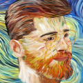 Davide in stile Van Gogh