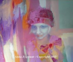 "For Anna" , oils, 2012