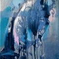 Navyblue Abstract, 2012, oil on canvas