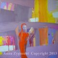 Orange Angel.2012.Oil on canvas.