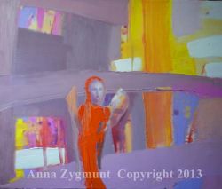 Orange Angel.2012.Oil on canvas.