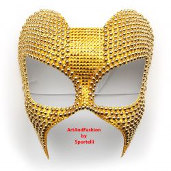 Maschera gioiello oro - Carnevale
