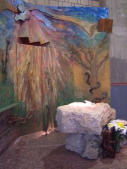 opera n.111-(b) fonte battesimale chiesa bosco Minniti