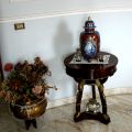 tavolino barocco - eclettico con applicazioni bronzo