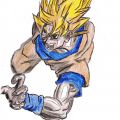 Goku Super Sayan(bozza 2)