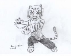 Kung fu panda Tigre