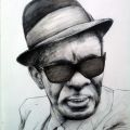 Portrait Lightnin Hopkings bluesman Legend
