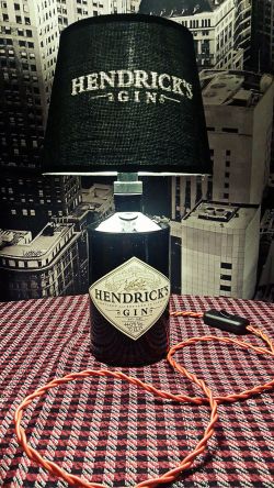 BottleDS bottle lamp #2 Lampada Bottiglia Hendrick's Gin.