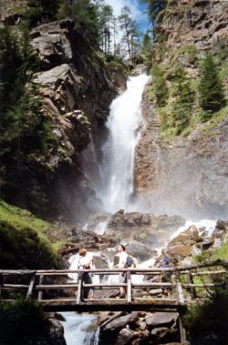Trentino-Val di Rabbi-Cascata del Saent