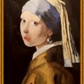 Omaggio a Vermeer - Ragazza con l'orecchino di perla -