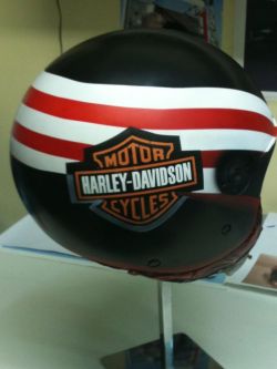 Casco aerografato Harley Davidson