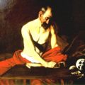 San Girolamo   Caravaggio (riproduzione)