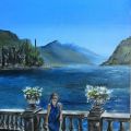 Ragazza sul Lago di Garda