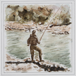 il pescatore al fiume