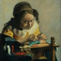 La merlettaia - copia va Jan Vermeer