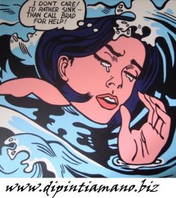 Drowing girl di Roy Lichtenstein