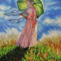 Donna con parasole, copia di c