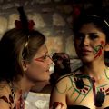 body painting Circolo degli Artisti Roma
