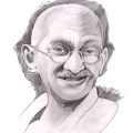 Ritratto a Gandhi