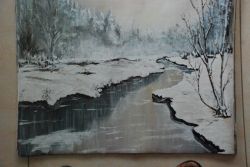 fiume in inverno