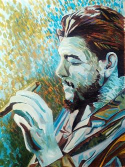 Ernesto Che Guevara con sigaro