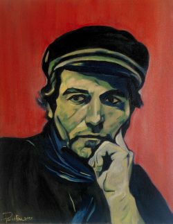 Ritratto del giornalista e attivista in Palestina Vittorio Arrigoni