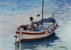 "Barca di pescatori a Camogli"