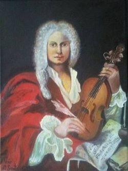 Ritratto di Antonio Vivaldi, musicista