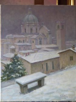nevicata a Brescia