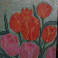 tulipani in fiore