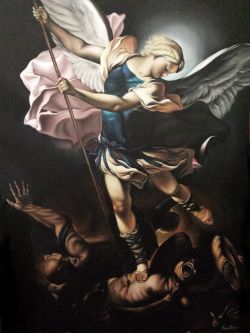 San Michele Arcangelo sconfigge Lucifero