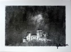 Castello di Torrechiara by night