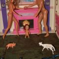 la capanna chiusa di Barbie & Ken