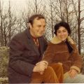 Fred con la fidanzata Ale tra i boschi di Soriano (VT) 1978