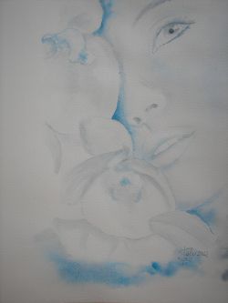 orchidea blu