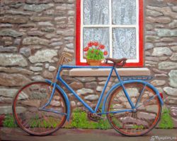 CAT. 419/14 "Bicicletta accanto alla finestra"