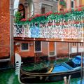 CAT. 448/14 "Passerella sul canale a Venezia"  