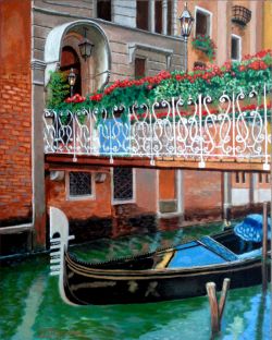 CAT. 448/14 "Passerella sul canale a Venezia"  