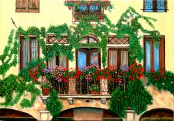CAT. 459/15 " Deliziosa facciata nel centro di Marostica" 