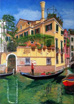 CAT.	499/16	" Paesaggio veneziano "