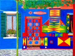 CAT. 520/17  " Edificio di Burano ricco di colori "                                    