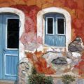 Finestra della casa rossa a Lipari, 1988	