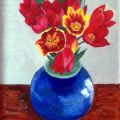 CAT. 501/16 " Vasetto con tulipani"
